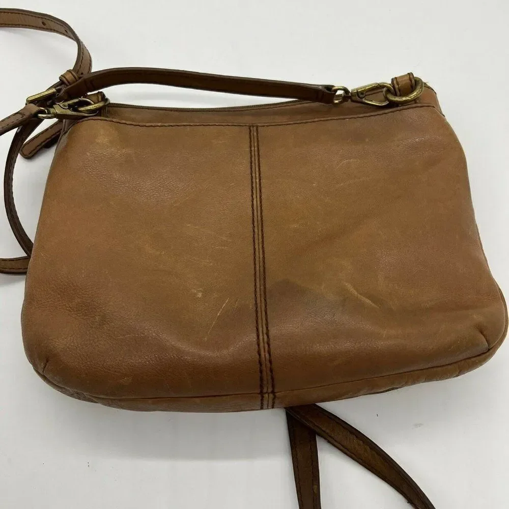 Fossil brown leather